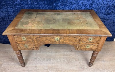 Louis Philippe Period Burr Walnut Desk Circa 1830