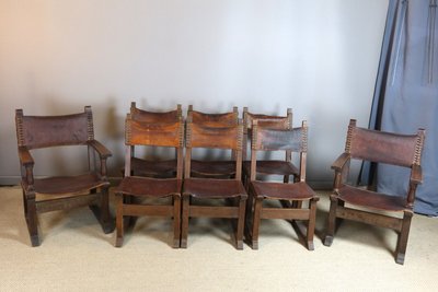 Renaissance-style armchairs and chairs