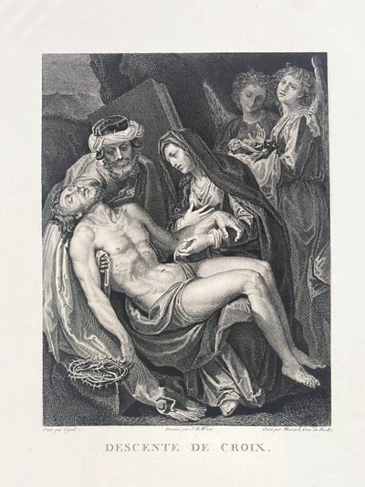 Descent from the Cross,Cigoli, Hercules chained and tamed by Love, etching