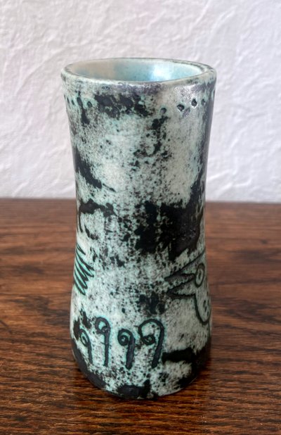 Pichet vase céramique J Blin circa 1950