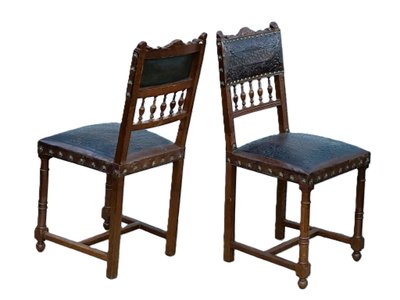 7 Henri II chairs