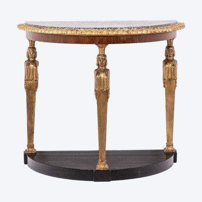 Empire style console table decorated with caryatids. Circa 1880. LS5552959A