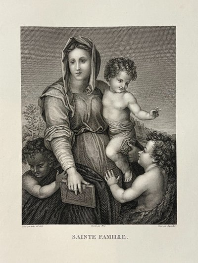 Holy Family, Del Sarto, Victory and Fortune, Etching