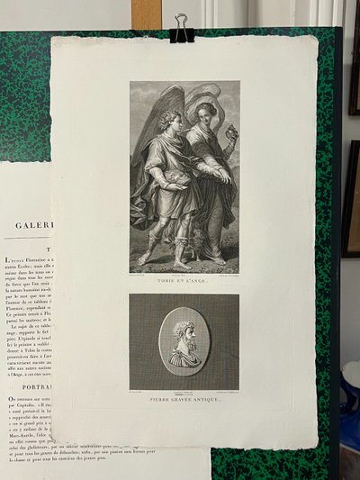 Tobie and the Angel, Santi-Di-Tito, Portrait of the Emperor Verus, Etching