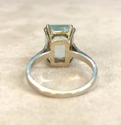 Aquamarine ring