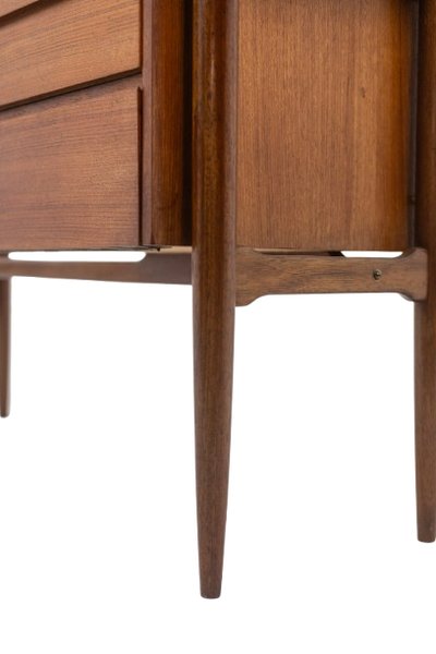 Free-form teak desk. 1950s. LS614859Q