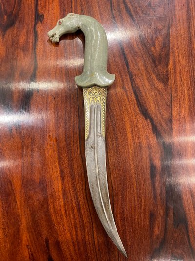 Khanjar dagger India Jade 19th century period