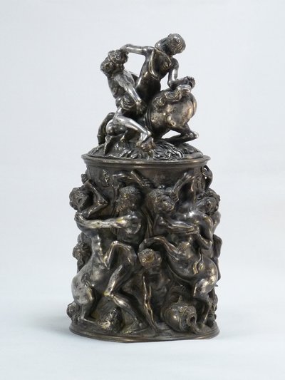 Covered Silver-plated Bronze Urn: The Abduction Of Hippodamia 