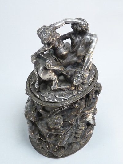 Covered Silver-plated Bronze Urn: The Abduction Of Hippodamia 