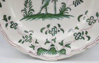 Moustiers plate, 18th century