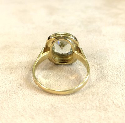 Aquamarine ring