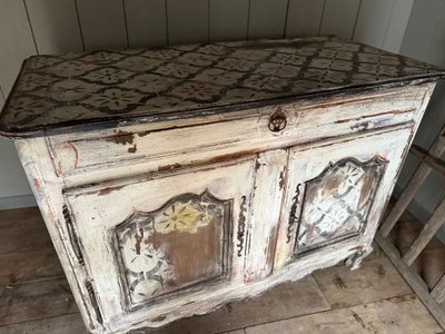 18th century Louis XV kitchen sideboard with decorative patina