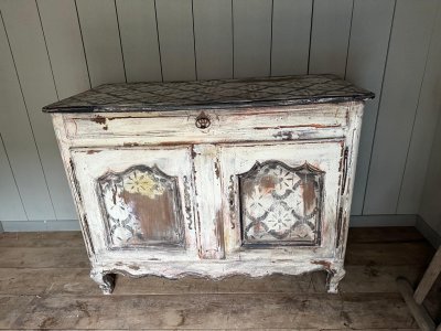 18th century Louis XV kitchen sideboard with decorative patina