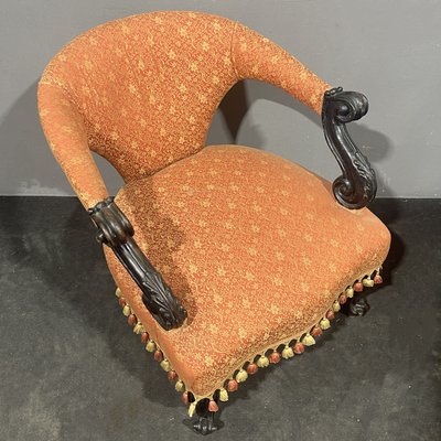 Antique 19th century bedroom armchair