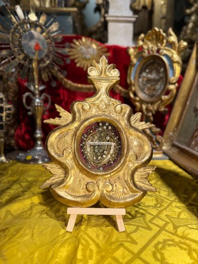 Reliquary Of Saint Dominic - Vatican Seals - Late 18th century