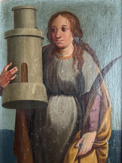 Saint Barbara, late 17th century