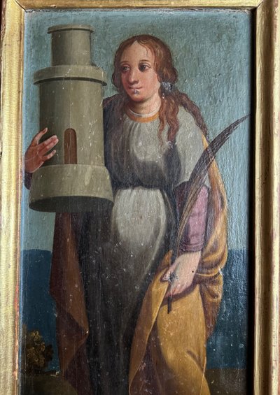 Saint Barbara, late 17th century