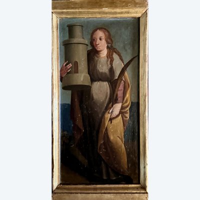 Saint Barbara, late 17th century