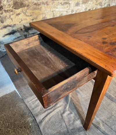 Large 19th century 2m40 walnut country table