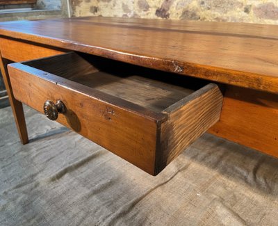 Large 19th century 2m40 walnut country table