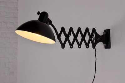 Kaiser Idell-style "scissors" workshop lamp