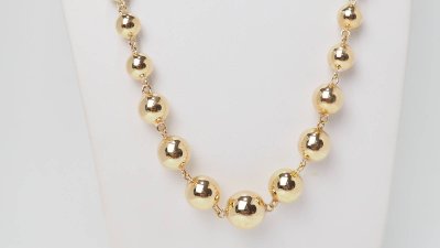 Marseille necklace in yellow gold