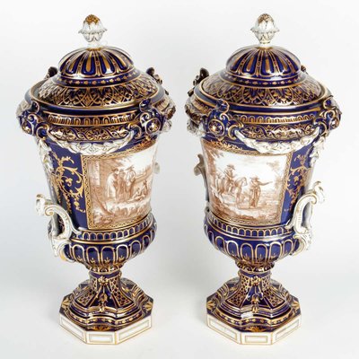 Pair Of Porcelain Vases