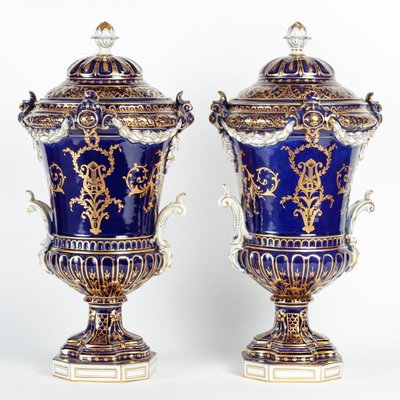 Pair Of Porcelain Vases