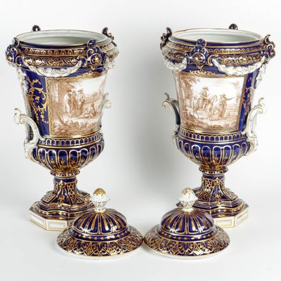 Pair Of Porcelain Vases