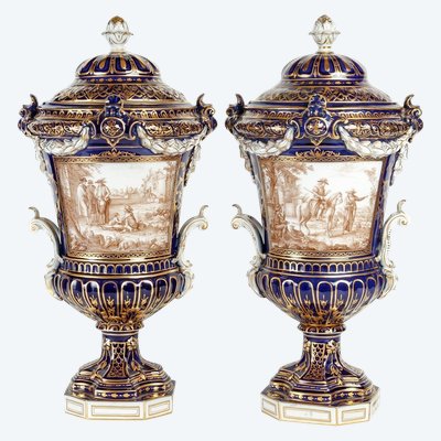 Pair Of Porcelain Vases