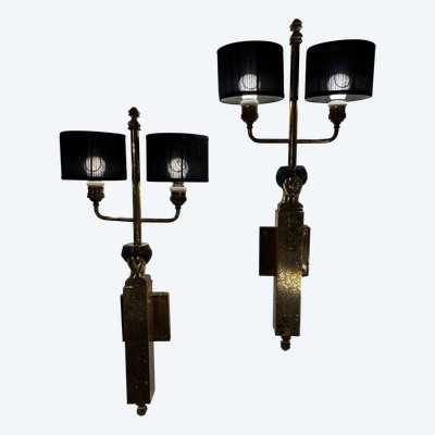  Pair of 1950s sconces