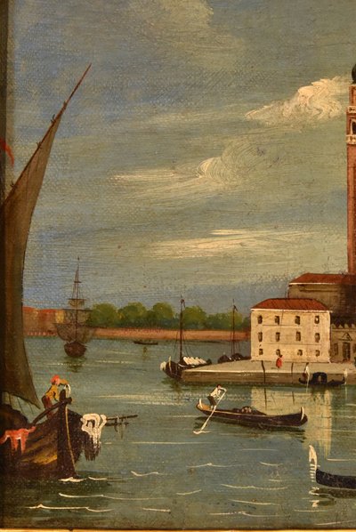 View Of Venice With The Island Of San Giorgio, Follower Of Canaletto (venice, 1697 – 1768)