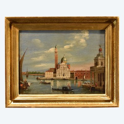 View Of Venice With The Island Of San Giorgio, Follower Of Canaletto (venice, 1697 – 1768)