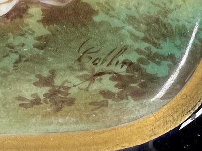 SÈVRES PORCELAIN "CHÂTEAU DES TUILERIE" BOWL ADORNED WITH A BRONZE MOUNTING