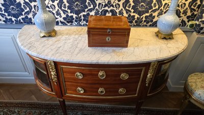 C.mauter, Large Neoclassical Chest Of Drawers With Scientific Attributes