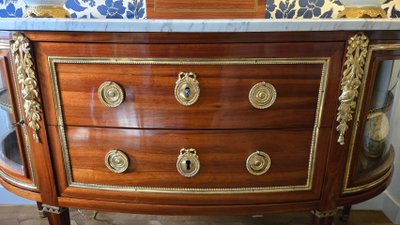 C.mauter, Large Neoclassical Chest Of Drawers With Scientific Attributes