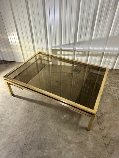 Guy Lefèvre coffee table for JANSEN 1970s