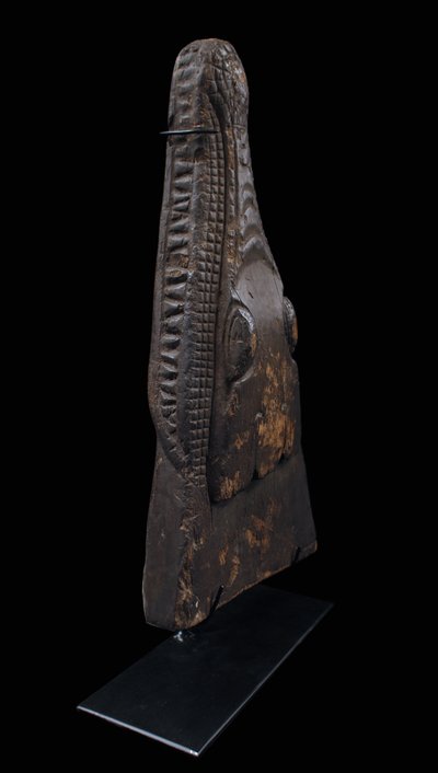 Bug eines Einbaum, ozeanische Kunst, Stammeskunst, Sepik-Skulptur, Papua-Neuguinea, Ozeanien