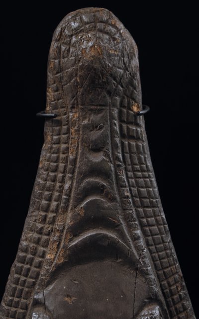 Bug eines Einbaum, ozeanische Kunst, Stammeskunst, Sepik-Skulptur, Papua-Neuguinea, Ozeanien