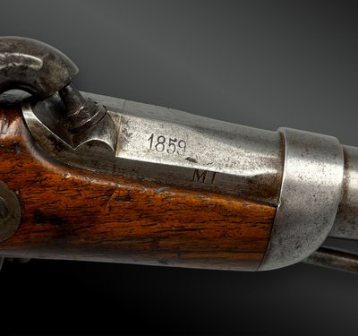 Gendarmerie officer's pistol, model 1836 - France - Second Empire