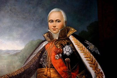 Large 235 cm portrait of Marshal Victor d'Empire