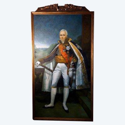 Large 235 cm portrait of Marshal Victor d'Empire