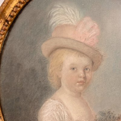 Portrait of a young girl, late 18th century