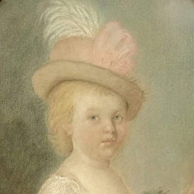 Portrait of a young girl, late 18th century