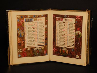 Book of "Hours of the Middle Ages", Gruel & Engelmann, Paris 1862