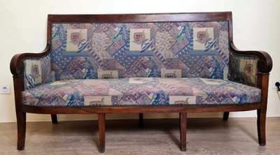 Empire / Restoration Style Mahogany Bench Seat