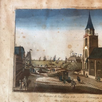 Two optical views, The Hague, 18th century