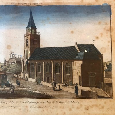 Two optical views, The Hague, 18th century