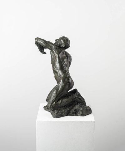 Male nude - Bronze sculpture - Orphée