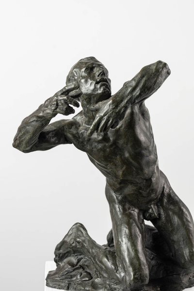 Male nude - Bronze sculpture - Orphée